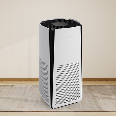 Hepa Filter Air Purifier With Casters Sleep Mode For Bedrooms