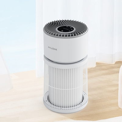 Smart WiFi Pet Air Purifier 4 Speeds Sleep Mode PM2.5 Display HEPA Filter for Pet Hair/Odors